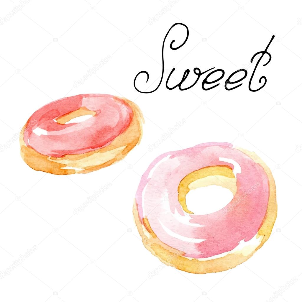 donuts with piunk icing
