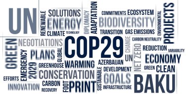 Birleşmiş Milletler İklim Değişikliği Konferansı veya UNFCCC Partileri Konferansı, COP29, 29. Bakü Olimpiyat Stadyumu 11-22 Kasım 2024 tarihleri arasında Azerbaycan 'ın Bakü kentinde düzenlenmiştir..