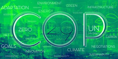 Birleşmiş Milletler İklim Değişikliği Konferansı veya UNFCCC Partileri Konferansı, COP29, 29. Bakü Olimpiyat Stadyumu 11-22 Kasım 2024 tarihleri arasında Azerbaycan 'ın Bakü kentinde düzenlenmiştir..