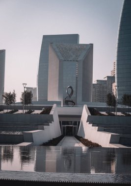 Karabağ, Azerbaycan 'dır! 44 günlük Vatanseverlik Savaşı. Zafer Parkı, Zafer Kemeri, Zafer Anıtı. Bakü, Azerbaycan. 01.02.2026.