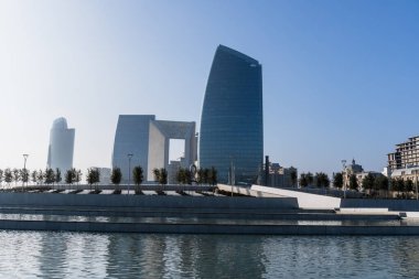 Karabağ, Azerbaycan 'dır! 44 günlük Vatanseverlik Savaşı. Zafer Parkı, Zafer Kemeri, Zafer Anıtı. Bakü, Azerbaycan. 01.02.2026.