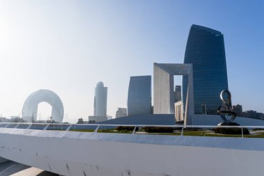 Karabağ, Azerbaycan 'dır! 44 günlük Vatanseverlik Savaşı. Zafer Parkı, Zafer Kemeri, Zafer Anıtı. Bakü, Azerbaycan. 01.02.2026.