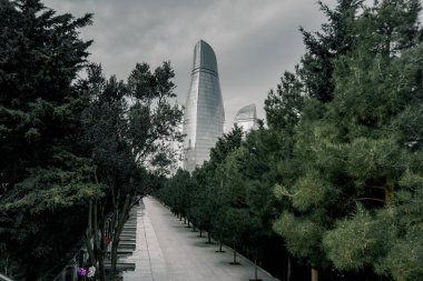 Bakü 'nün Kalbindeki Şehitlerin Tarihi Haraç Töreni. Bakü, Azerbaycan. 08.02.2026.