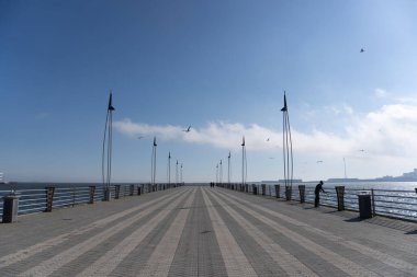 Bakü Bulvarı 'nda. Bakü, Azerbaycan