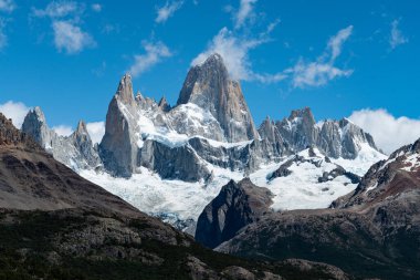 Fitz Roy tüm ihtişamıyla.