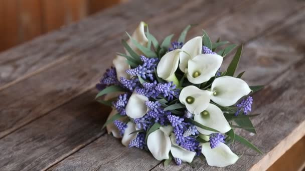 Bridal Bouquet — Stock Video