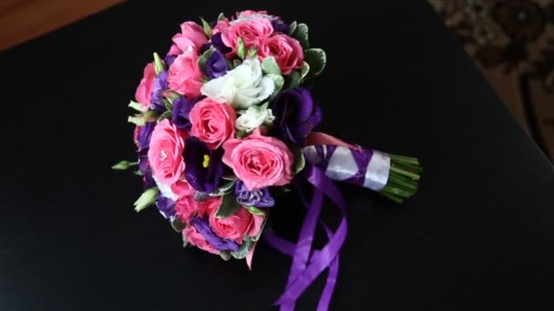 Bouquet da sposa — Video Stock