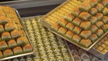 Istanbul'da lezzetli Türk baklava