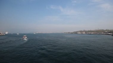 istanbul deniz martı ve peyzaj altın boynuz. Türkiye