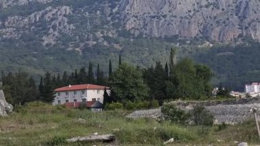 Doğal görünümü bir dağ köyü Akseki Antalya Türkiye