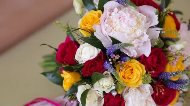 Bridal Bouquet — Stock Video