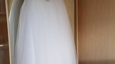 Lüks düğün elbise gelin için hazır.