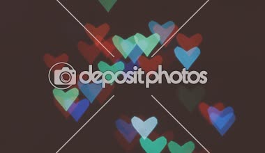 kalp bokeh arka plan