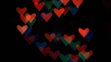 kalp bokeh arka plan