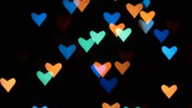 kalp bokeh arka plan