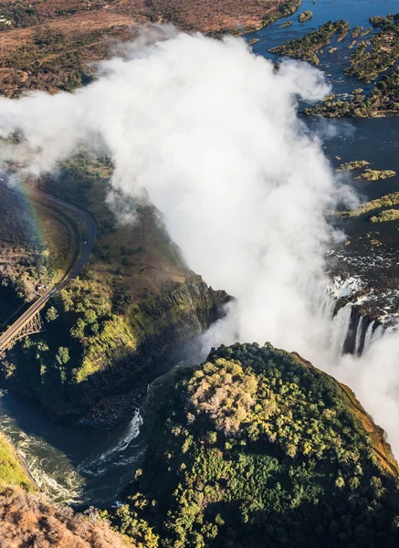 Водоспад Вікторія і прилеглої території в Національний парк — стокове фото