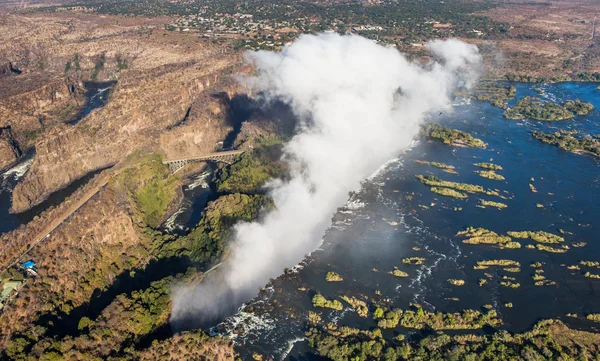 Водоспад Вікторія і прилеглої території в Національний парк — стокове фото