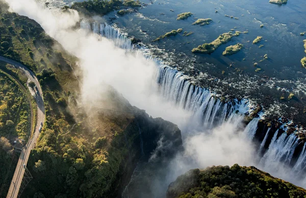 Cascate Victoria e dintorni nel Parco Nazionale — Foto Stock