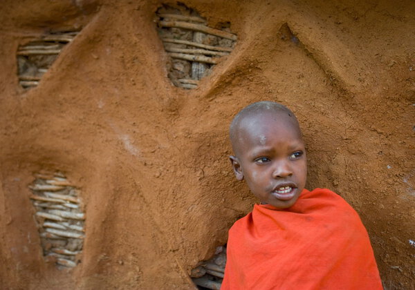 Портрет неопознанного ребёнка масаи
