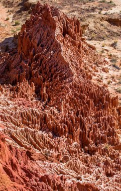 Kırmızı Tsingy jeolojik oluşum