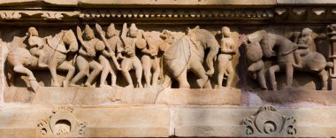 Erotik bas Rölyef taş oyma