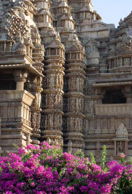 Erotic Human Sculptures at Vishvanatha Temple clipart