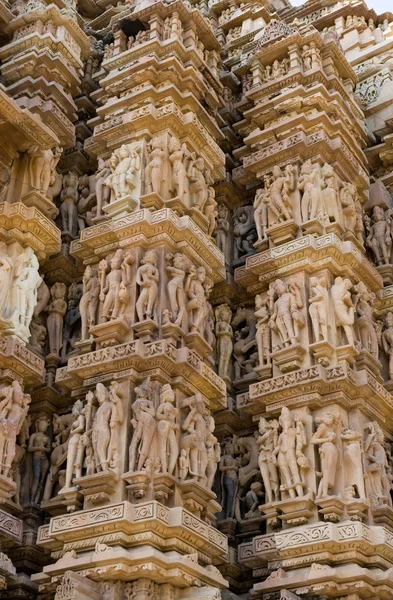 Pedra esculpida baixo relevo erótico — Fotografia de Stock