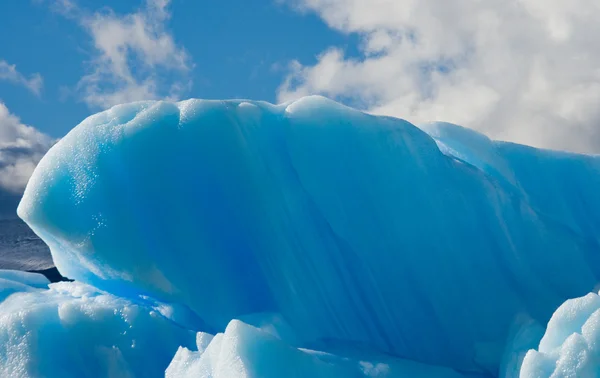 Blå ices av glaciären — Stockfoto