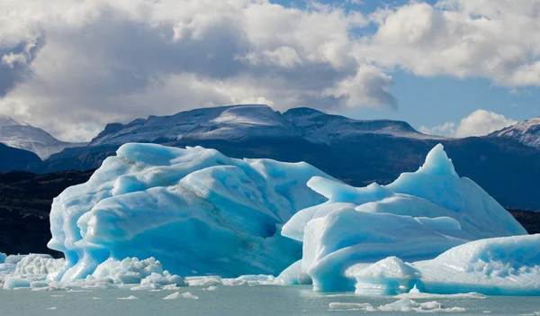 Modré ices ledovec — Stock fotografie