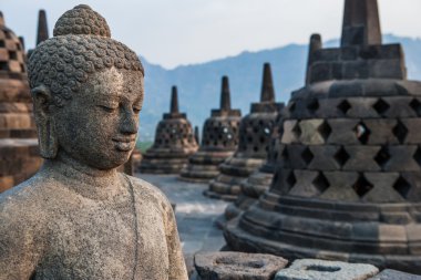 Stupas Borobudur Tapınağı