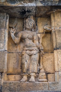 Buda heykelinin borobudur Tapınağı