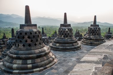 Stupas Borobudur Tapınağı