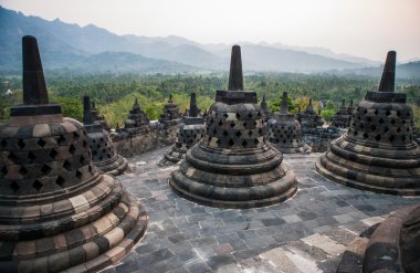 Stupas Borobudur Tapınağı