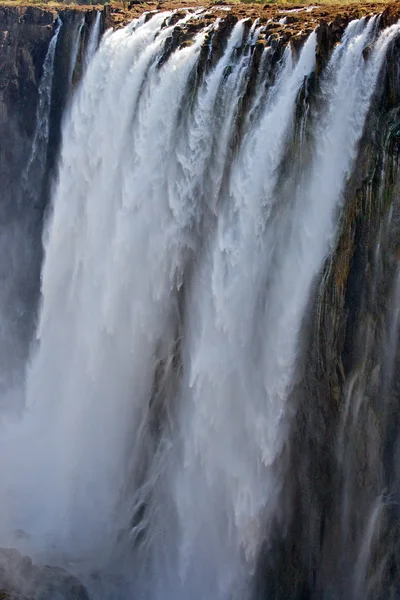 Detail of falling water Victoria Falls. — Stock Photo, Image