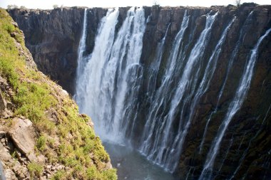 Victoria Falls sıfırdan görünüm.