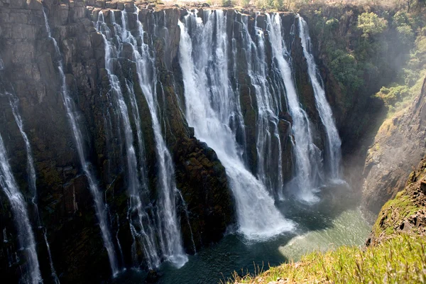 Detalle de las cataratas Victoria Falls . — Foto de Stock