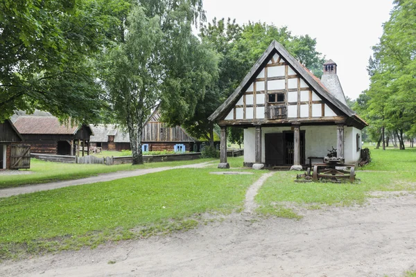 Historické Kovárny v muzeu v Olsztynek, Polsko — Stock fotografie