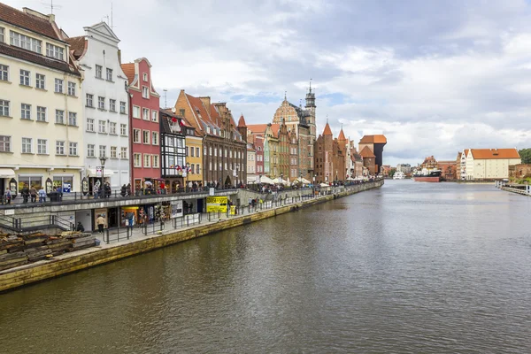 Oude stad in Gdansk, Polen — Stockfoto