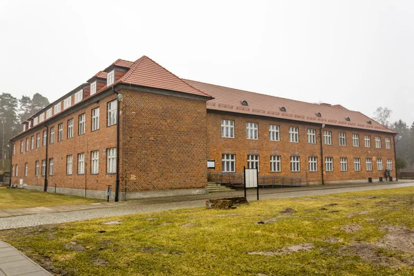 Edifício sede em KL Stutthof, Polônia — Fotografia de Stock
