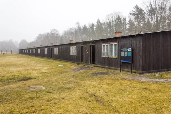 Koszary Viii i Viiia w obozie Kl Stutthof, Polska Zdjęcie Stockowe