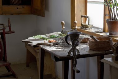 Eski bir housefarm iç
