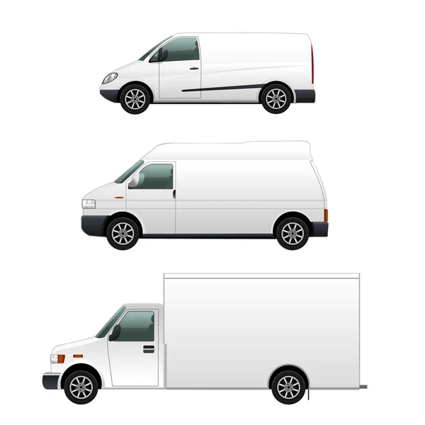 Coches de reparto — Vector de stock