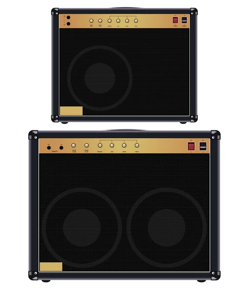 Guitar combo amp — Stock Vector