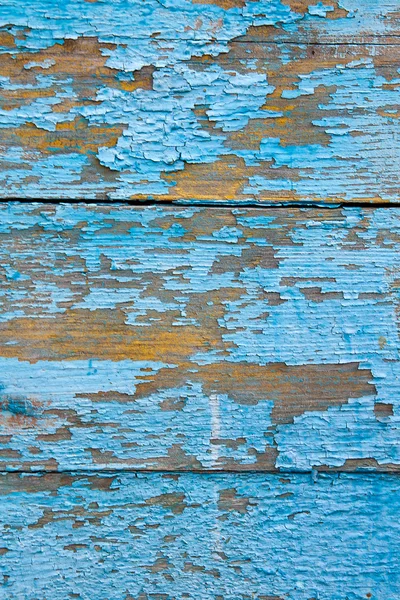 Vieja pared de madera, pintura de mala calidad como fondo — Foto de Stock
