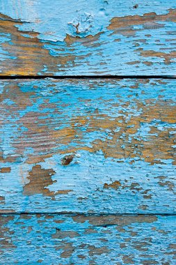 Eski woodan duvar, arka plan olarak eski püskü boya