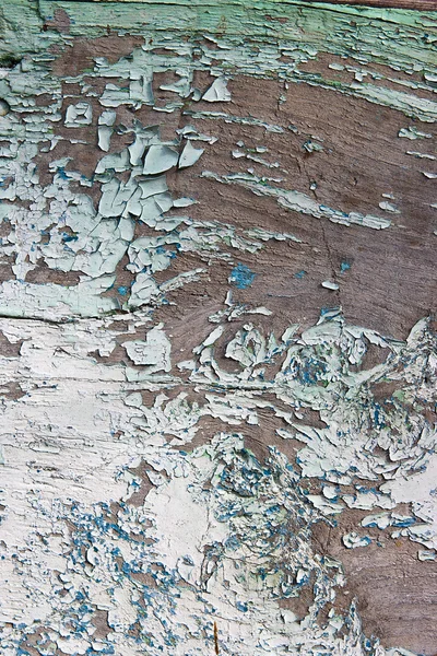 Parede de madeira velha, pintura rasca como fundo — Fotografia de Stock