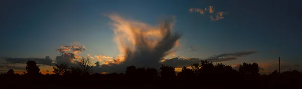 Céu do pôr do sol — Fotografia de Stock