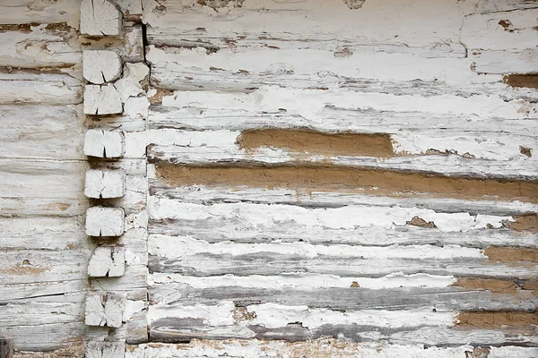 Pared de madera de troncos como textura de fondo — Foto de Stock