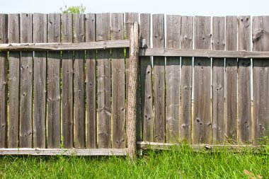 Arka plan doku olarak klasik yaşlı ahşap çit