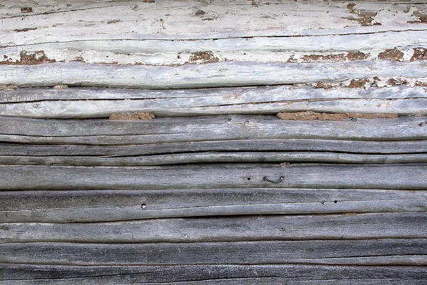 Pared de madera de troncos como textura de fondo — Foto de Stock